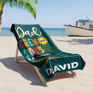 Personalized Name Matching Cousin Crew Family Trip Beach Towels LM32 893447