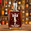 From The Reason You Drink - Family Personalized Whiskey Bottle HA75 892486