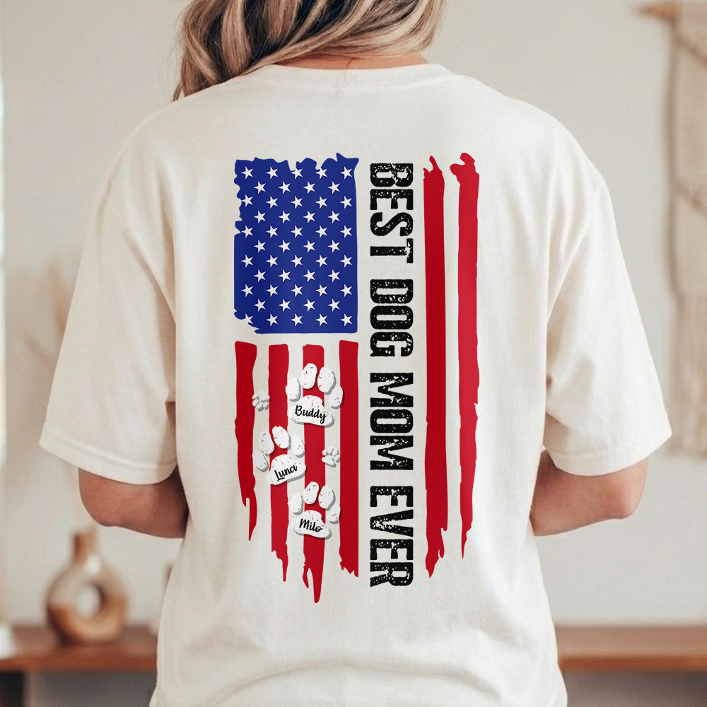 Custom Name Best Dog Mom Ever Comfort Shirt Gift For Dog Lover TH10 169373