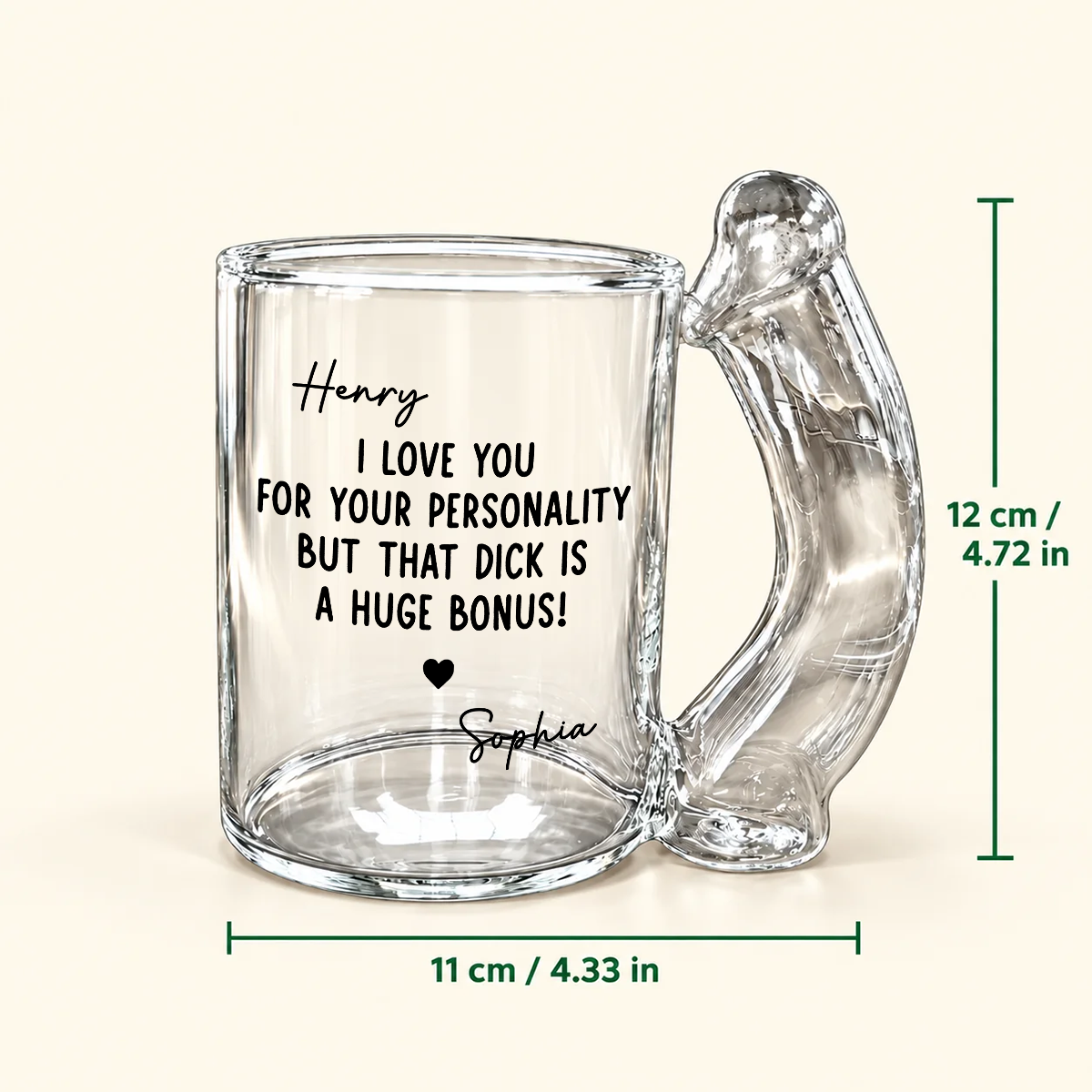 Custom Name Naughty Couple Naughty Glass Mug Funny Gift HA75 919452