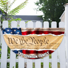 Custom Family Name We The People America 250 Non-Pleated Fan Flag TH10 898895