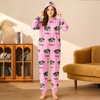Custom Pet Face & Name Onesie Pajamas Christmas Gift For Pet Lovers TH10 171053