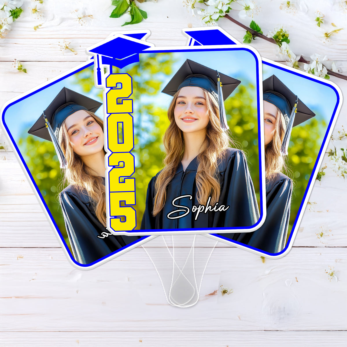 Custom Photo 2025 Graduation Perfect Gift Idea Face Fan LM32 893267