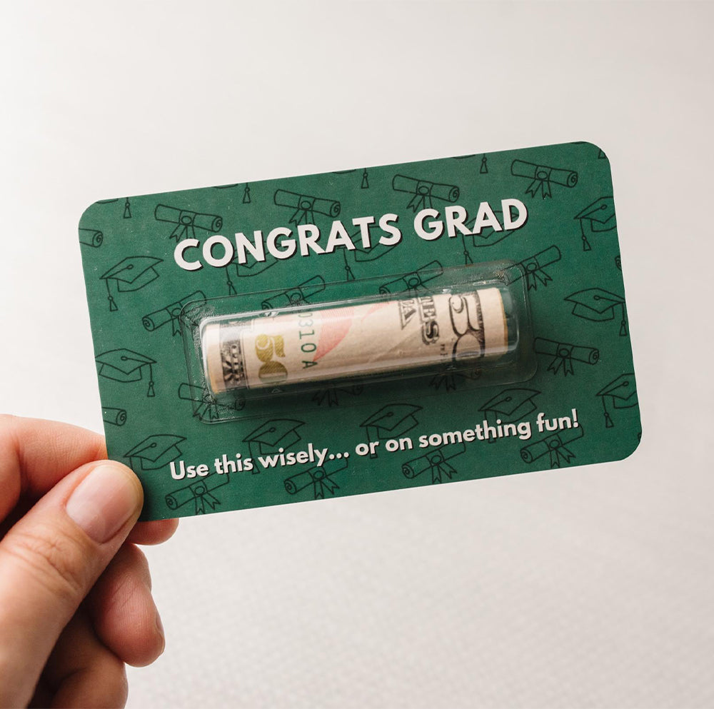 Personalized Funny Gift Happy Graduation BRUH Money Holder Card LM32 899169