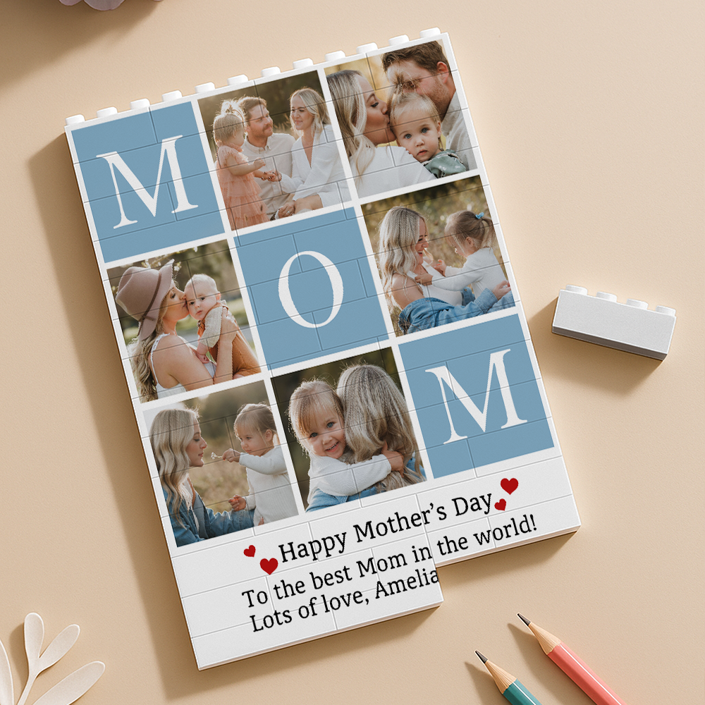 Custom Photo Mom Happy Mother's Day Building Block CH07 910694