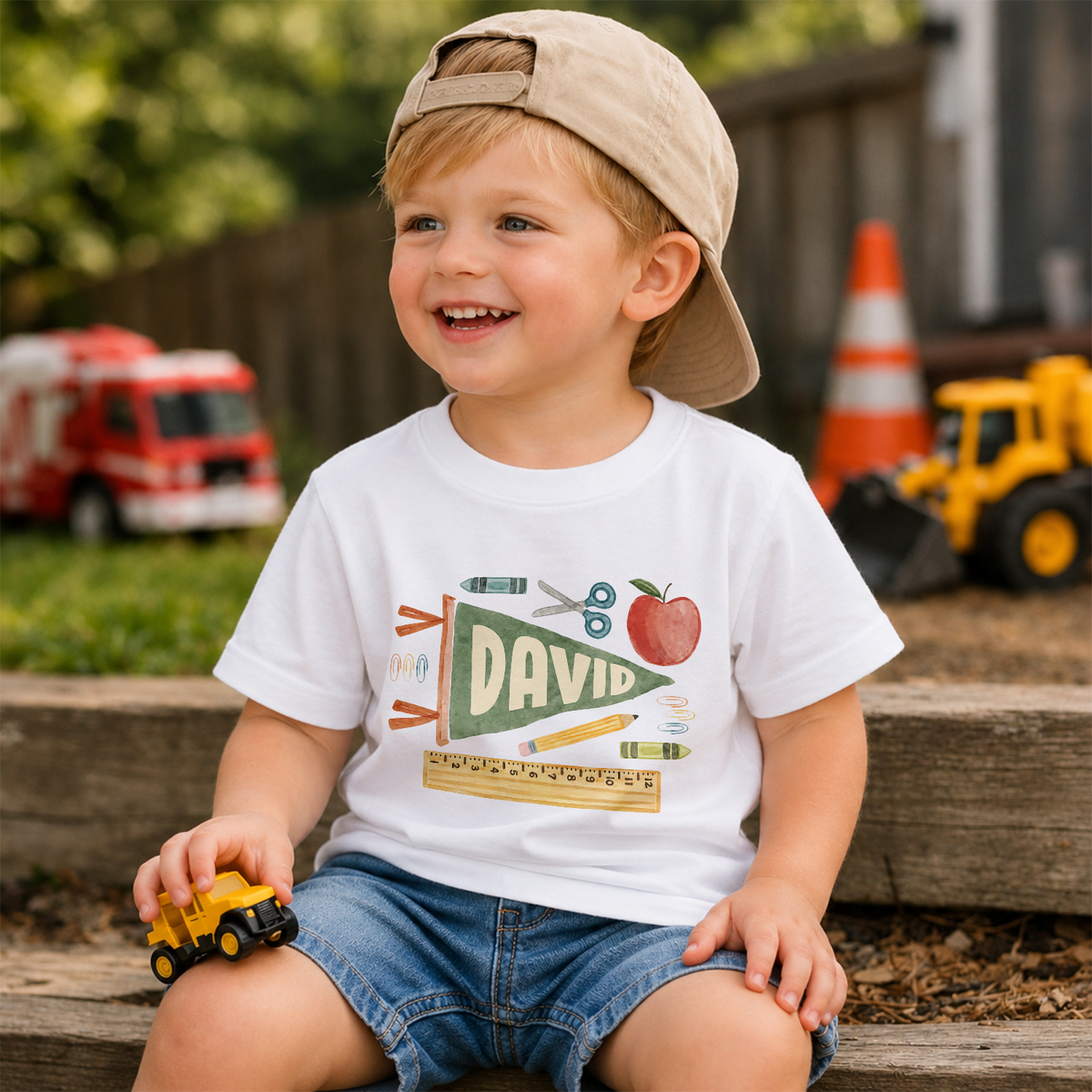 Custom Name Back to School Kids Shirt – Cute Back to School Gift for Boys & Girls TH10 170211