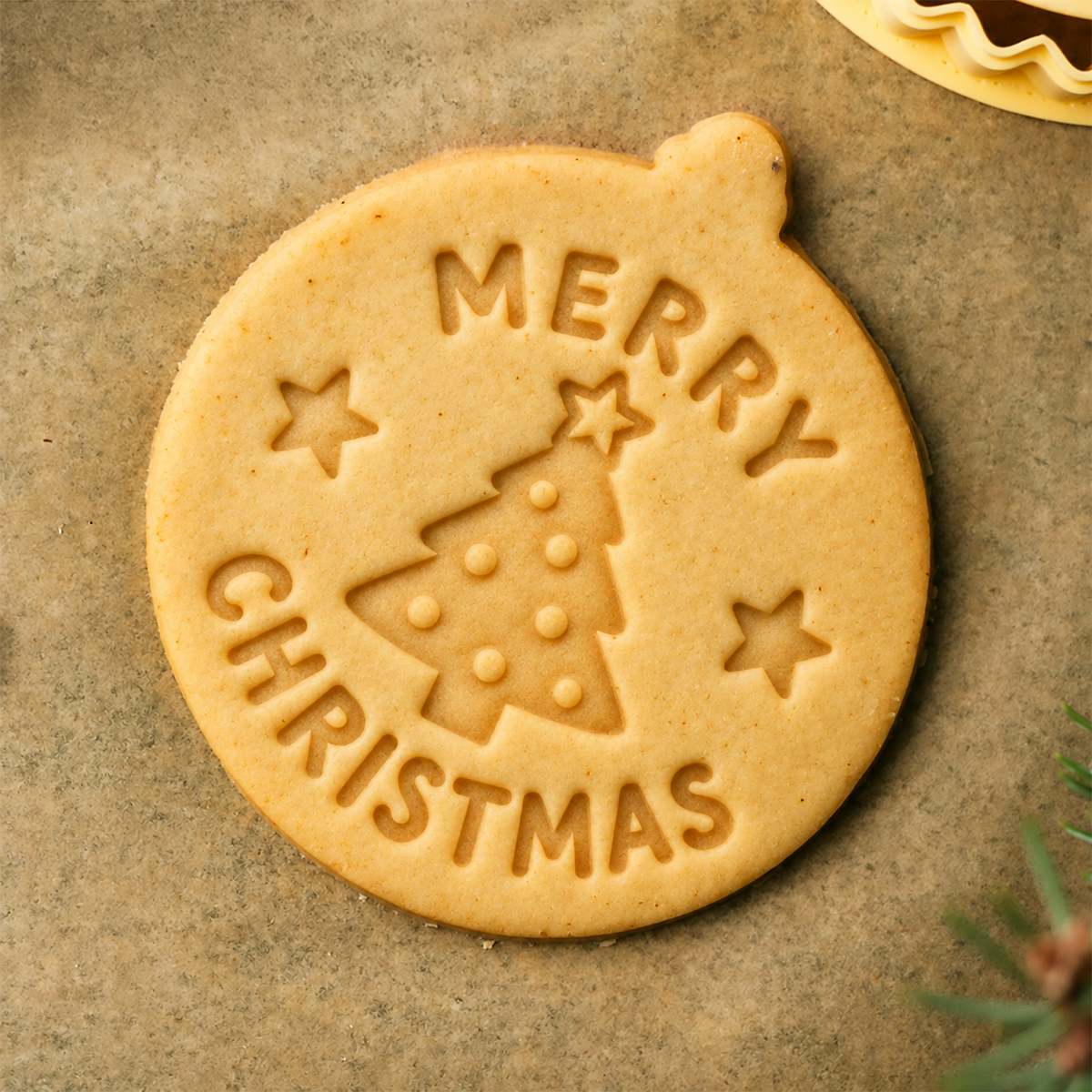 Personalized Family With Christmas Cookie Stamp, Holiday Baker Gift HO82 904114
