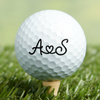 Couple Initials Sign Name - Personalized Golf Ball Stamp Box HA75 921970
