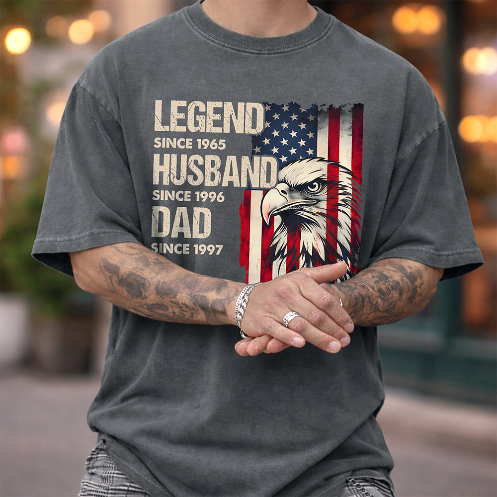 Personalized Legend Husband Dad US Flag Comfort Shirt TH10 169517