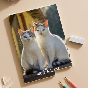 Custom Dog Cat Photo Rectangle Building Brick Blocks Gift For Dog Cat Lovers HA75 892514
