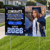 Custom Photo Congrats Class of 2026 Graduation Yard Sign CH07 910734