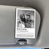 Custom Best Friend Photo 2 Layered Car Visor Clip Gift For Bestie LM32 895503