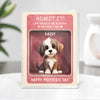 Admit it! Life Would Be Boring Without Me Dog Personalized Acrylic Block Plaque HA75 892324