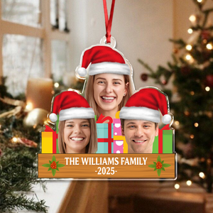 Custom Christmas Family Photo Acrylic Ornament Gift For Family TH10 894859