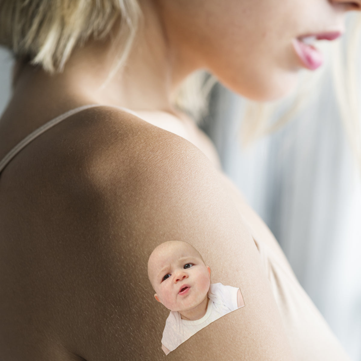 Custom Funny Face Temporary Tattoos - Personalized Favors for Birthdays, Graduations LM32 899989