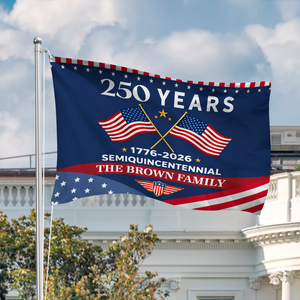 250 Years Semiquincentennial 1776-2026 America House Flag CH07 910184