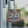 USA Eagles 250th Anniversary Semiquincentennial 1776-2026 Acrylic Keychain CH07 910614