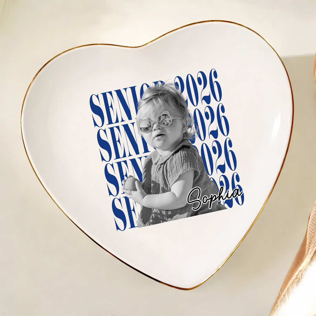 Senior Custom Vintage Photo - Personalized Ring Dish Graduation Gifts HA75 921218