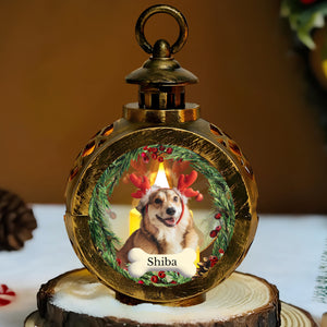 Custom Dog Photo - Personalized Custom Candlelight Lantern Ornament For Dog Lovers HO82 894936