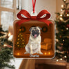 Custom Dog Photo Paws Is A Gift 3D Effect Acrylic Ornament Christmas Gift LM32 895925