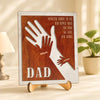 Amazing Daddy To Us Father's Day Gift 2-Layer Wooden Plaque With Stand TH10 892993
