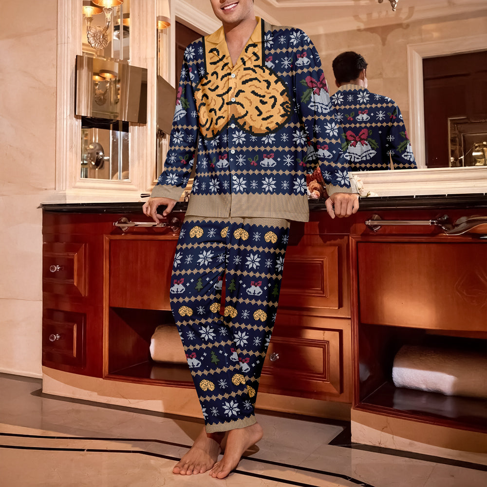 Personalized Funny Cock Christmas Pajamas Gift for Him Her TH10 171153