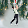 Custom Photo Golf Player Acrylic Ornament Christmas Gift For Golf Lovers HA75 897658