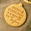 Personalized Name Merry Christmas From Cookie Stamp, Holiday Baker Gift HO82 904110