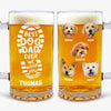 Custom Photo Best Dog Dad Ever Glass Beer Mug Personalized Gift For Dog Dad CH07 895474