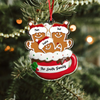 Gingerbread Christmas Acrylic Ornament Personalized Gift For Family HO82 894642