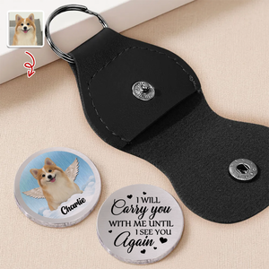 Custom Photo I Will Carry You With Me Until I See You Again Memorial Pocket Hug HA75 897980