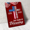 American Patriotic Canvas, 250 Years of Blessing God 1776 2026 Canvas Poster HO82 901440