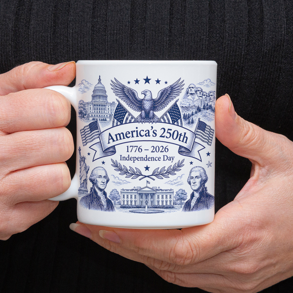 America 250th Anniversary Mug, USA 1776-2026 Patriotic Gift TH10 170187
