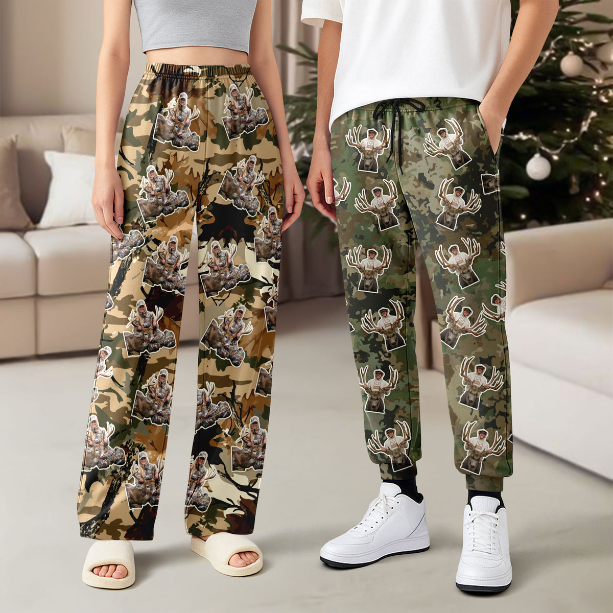Custom Photo Sweatpants Christmas Gifts For Deer Hunting Lovers HA75 898256