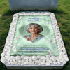 Custom Photo Always In Our Hearts, Never Forgotten Grave Blanket LM32 893235