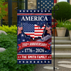 Custom Family Name America 250th Anniversary Garden Flag TH10 898825