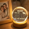 Personalized Graduate Class Of 2026 Engraved Crystal Ball LED Night Light LM32 899677
