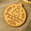 Custom Family Name Jesus Is the Reason For The Season Cookie Stamp, Personalized Holiday Baking Gift HO82 904128