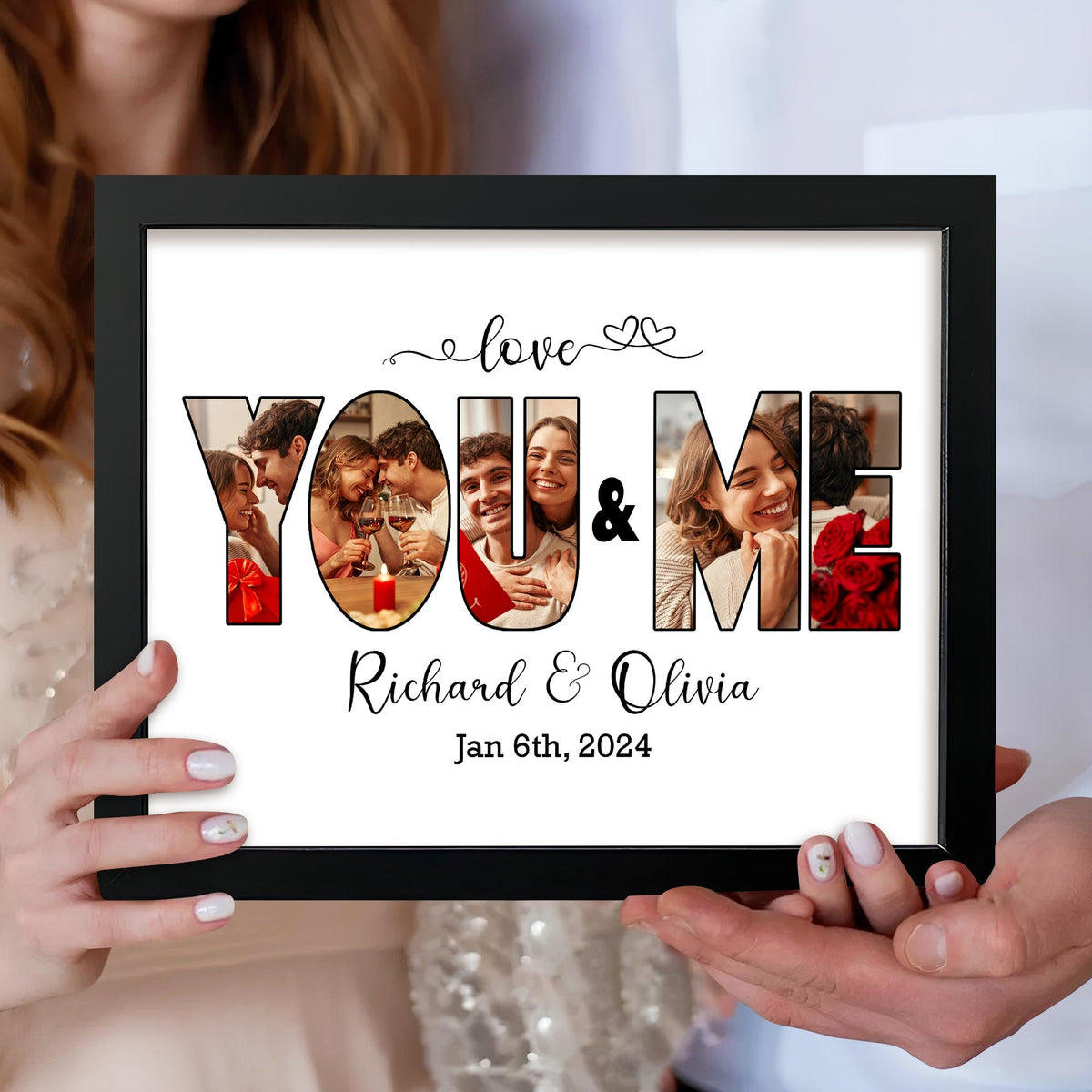 Custom Photo Love You And Me Got This Picture Frame LM32 893751
