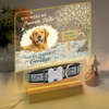 You Are My Favorite Hello An My Hardest Goodbye - Custom Pet Photo Memorial Acrylic Collar Frame CH07 896078