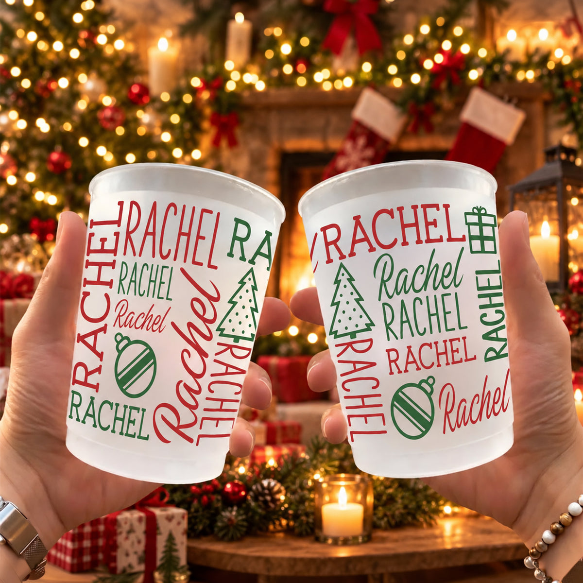 Personalized Name Christmas Cups Unique Gift for Family and Friends TH10 171381