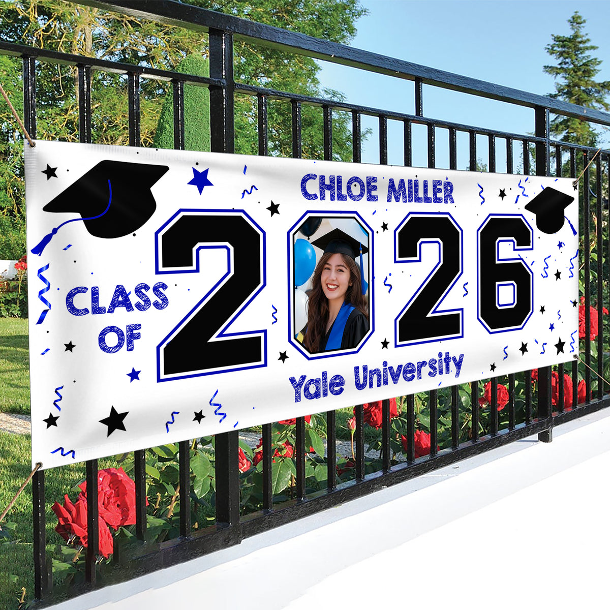 Custom Photo Class of 2026 Personalized Banner Graduation Party Gift HA75 920620