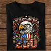 God Bless America Patriotic Dark Shirt America 250th Anniversary TShirt CH07 910968