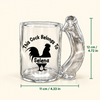 Custom Name This Cock Belongs To Naughty Glass Mug,Personalized Funny Couple Gift For Husband, Boyfriend CH07 180632