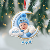 Custom Baby Photo First Christmas Acrylic Ornament, Personalized Christmas Baby Shower HA75 922068