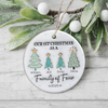 Personalized First Christmas As A Family Ceramic Ornament For Christmas TH10 894985
