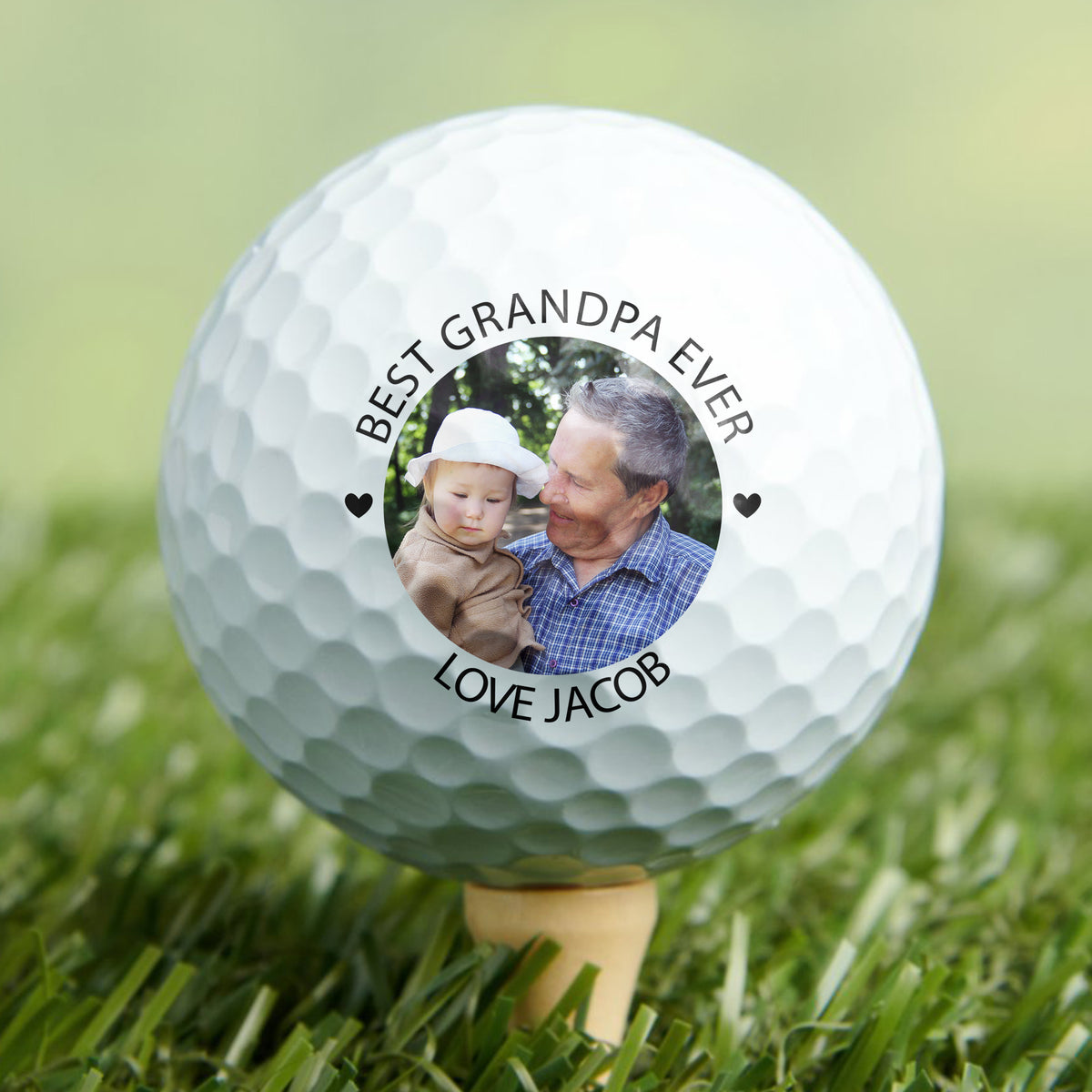 Custom Photo Best Dad Ever Golf Ball Gift For Family LM32 897591