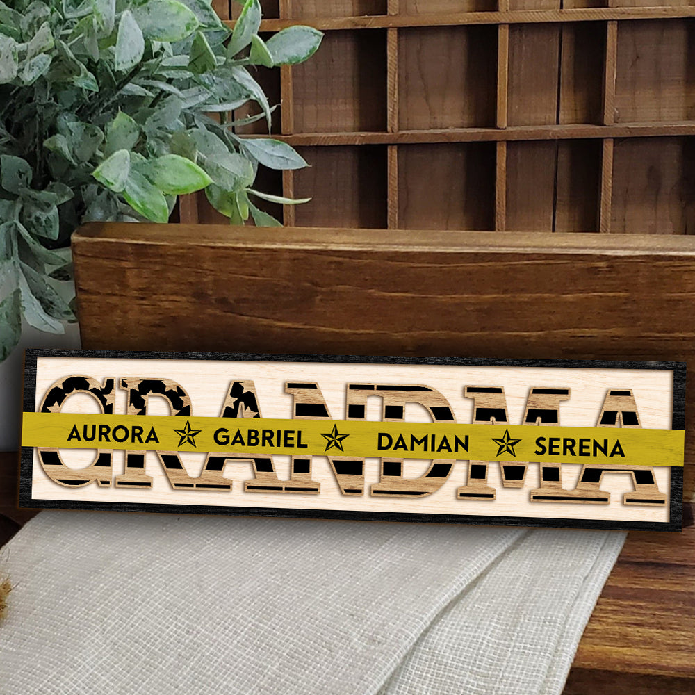 Personalized Keepsake For Beloved Job Lines Dad Wooden Sign LM32 893407