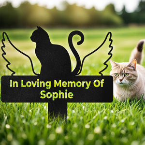 In Loving Memory Cat Garden Stake Personalized Gift TH10 891569