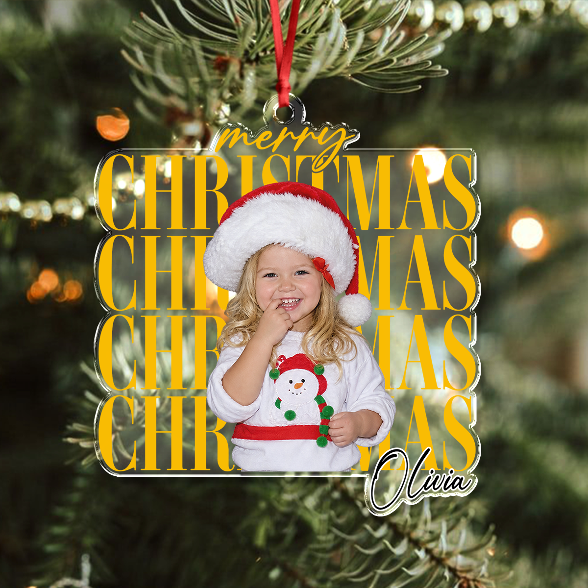 Personalized Kids Christmas Ornament - Acrylic Keepsake Gift LM32 670315